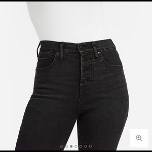 Washed Black Button Fly Everlane Jeans